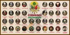 Osmanlı Padişahları Okul Posteri