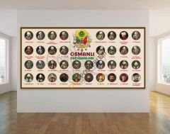 Osmanlı Padişahları Okul Posteri