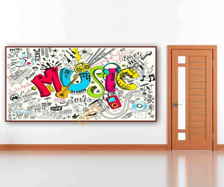 Müzik Sınıfı Okul Posteri