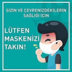 Korona Virüs Sosyal Mesafe Bandı-2