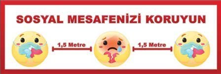 Sosyal Mesafenizi Koruyun Sosyal Mesafe Bandı