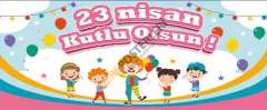 23 Nisan Okul Panosu Posteri