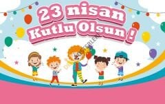 23 Nisan Okul Panosu Posteri