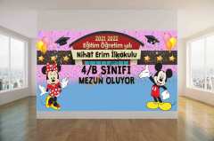 Mezuniyet Hatırası Arkalık Okul Posteri