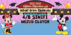 Mezuniyet Hatırası Arkalık Okul Posteri