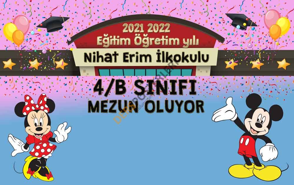 Mezuniyet Hatırası Arkalık Okul Posteri