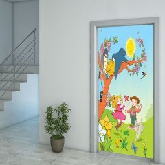 Çocuklar Doğada Kapı Giydirme