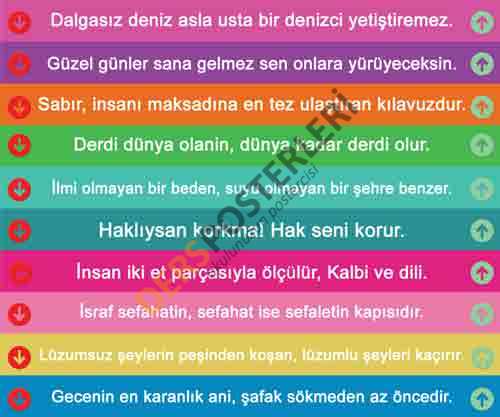 Güzel Sözler Merdiven Yazılar
