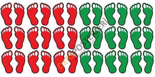 Okul Zemini İçin Ayak İzleri