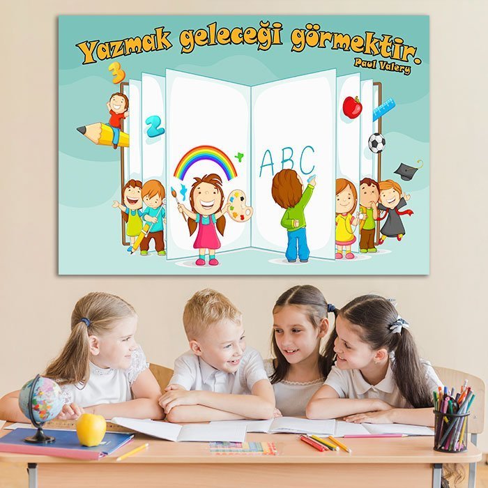Yazmak Ders Afişi Poster