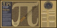 Matematiğin En Popüler Sayısı Pi Okul Posteri
