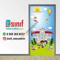 İlkokul Okul Kapı Giydirme