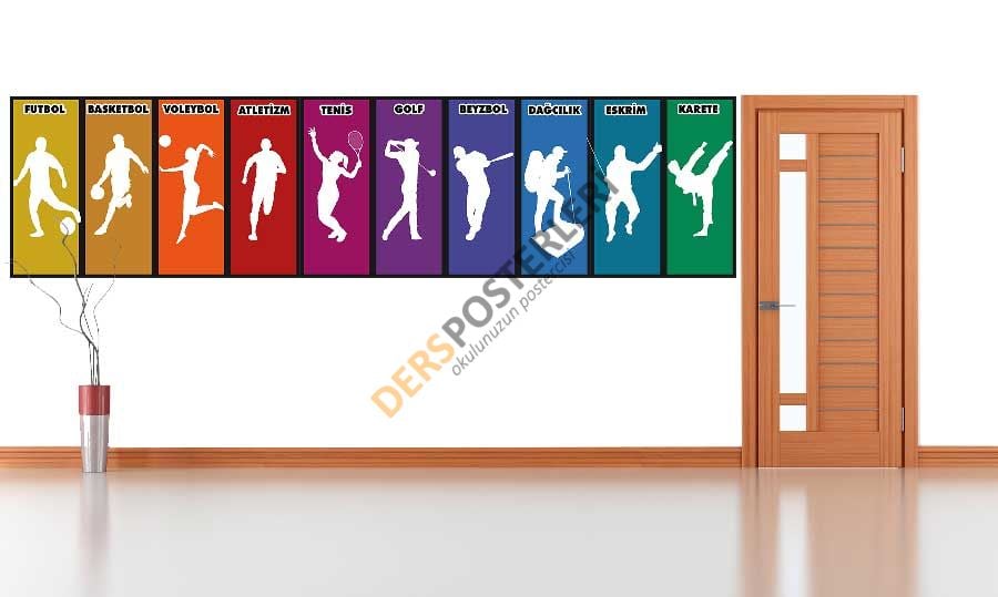 Spor Dalları Okul Posteri