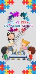 Akıl Ve Zeka Oyunları Sınıfı Kapı Giydirme