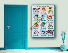 Daily Routines School Poster